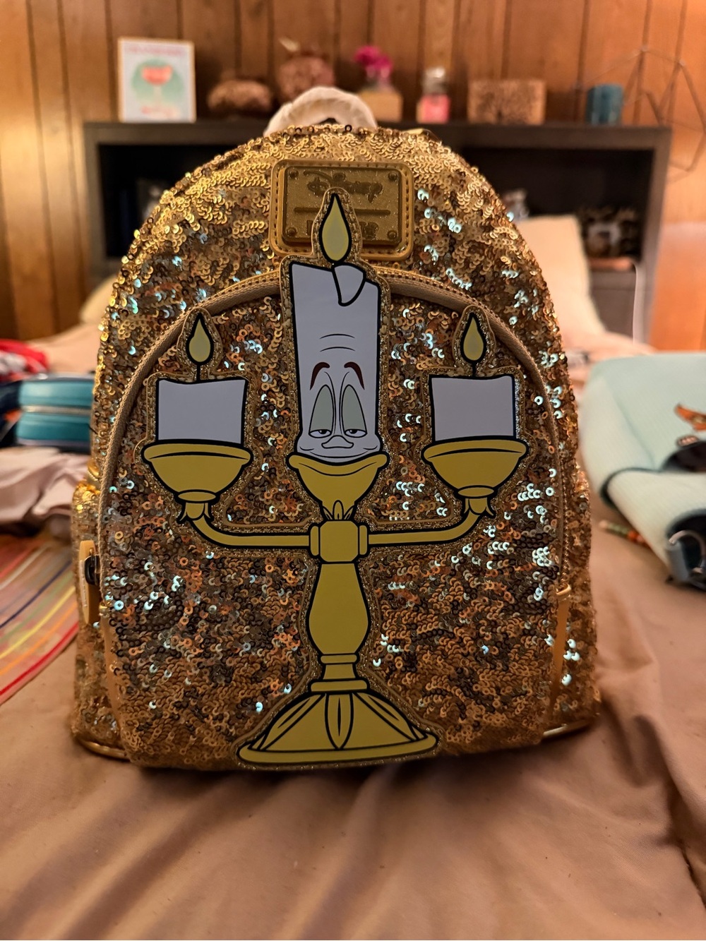 Gold Sequin Lumière Loungefly